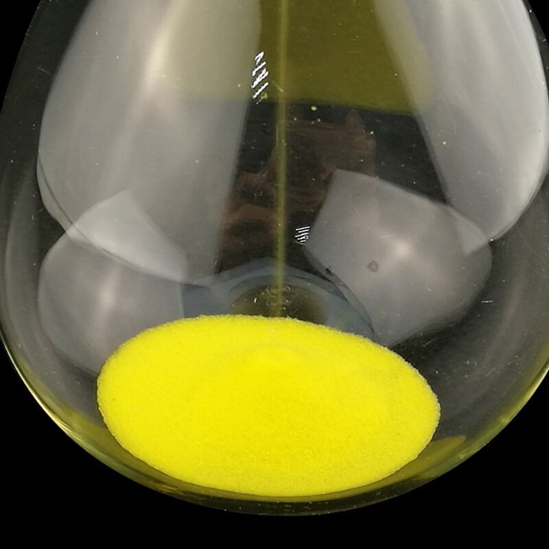 Duża moda żółty klepsydra klepsydra zegar z klepsydrą jasne gładkie szkło środki dekoracja na biurko Boże Narodzenie urodziny prezent (żółty