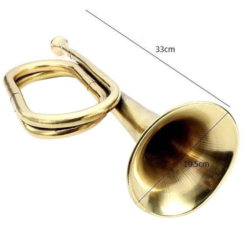 Fer laiton trompette Bugle peinture cuivre corne cavalerie pour laiton Instruments de musique mélomanes