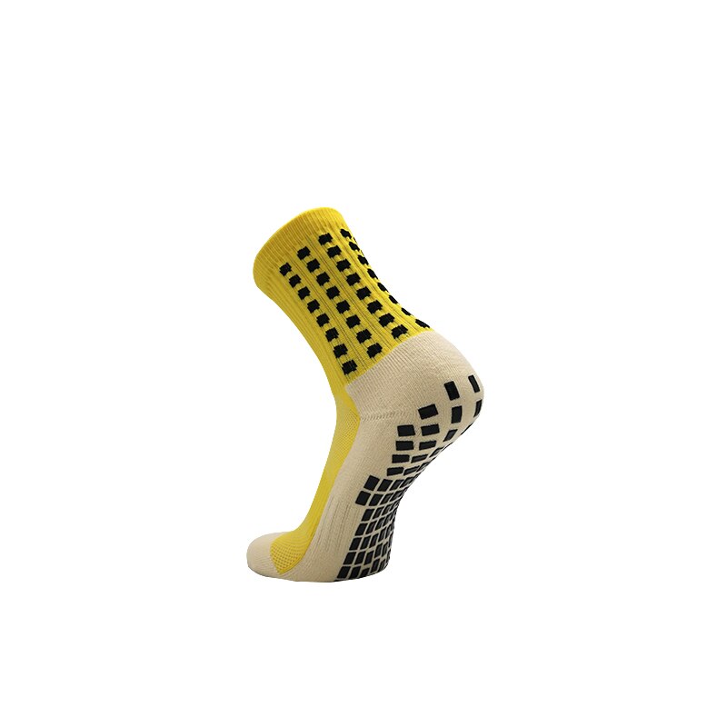 Deporterer nuevos calcetines de fútbol antideslizantes algodón fútbol greb calcetines hombres calcetines (el mismo tipo que el tru: Gul