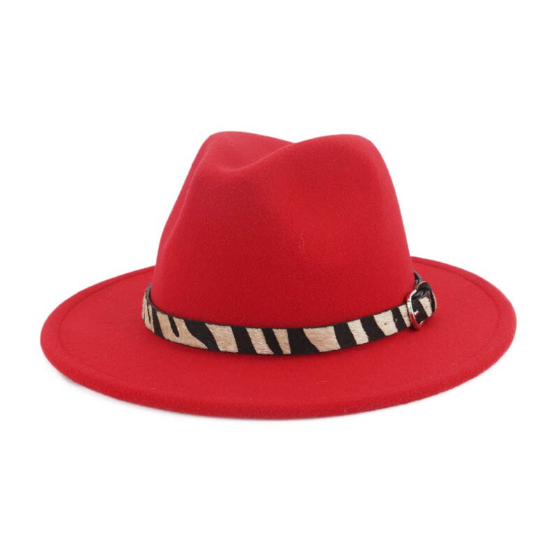 Imiterad yllefilt fedorahattar jazzhatt för herrfilt vid brätte fedora gamblerhatt streetwear filthattar för unisex: 6