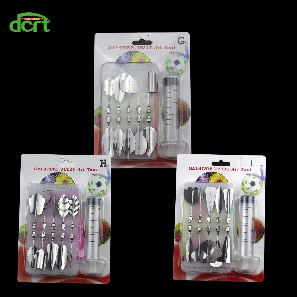30 stks/set 3D Jelly Art Gereedschap Jelly Cake Jello Art Gelatine Gereedschap Pudding Nozzle Keuken Accessoires