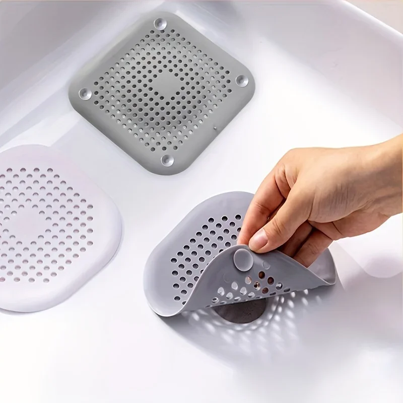 Haarfilter Gootsteen Anti-Blocking Zeef Bad Douche Afvoerputje Stopper Siliconen Keuken Deodorant Plug Badkamer Accessoires