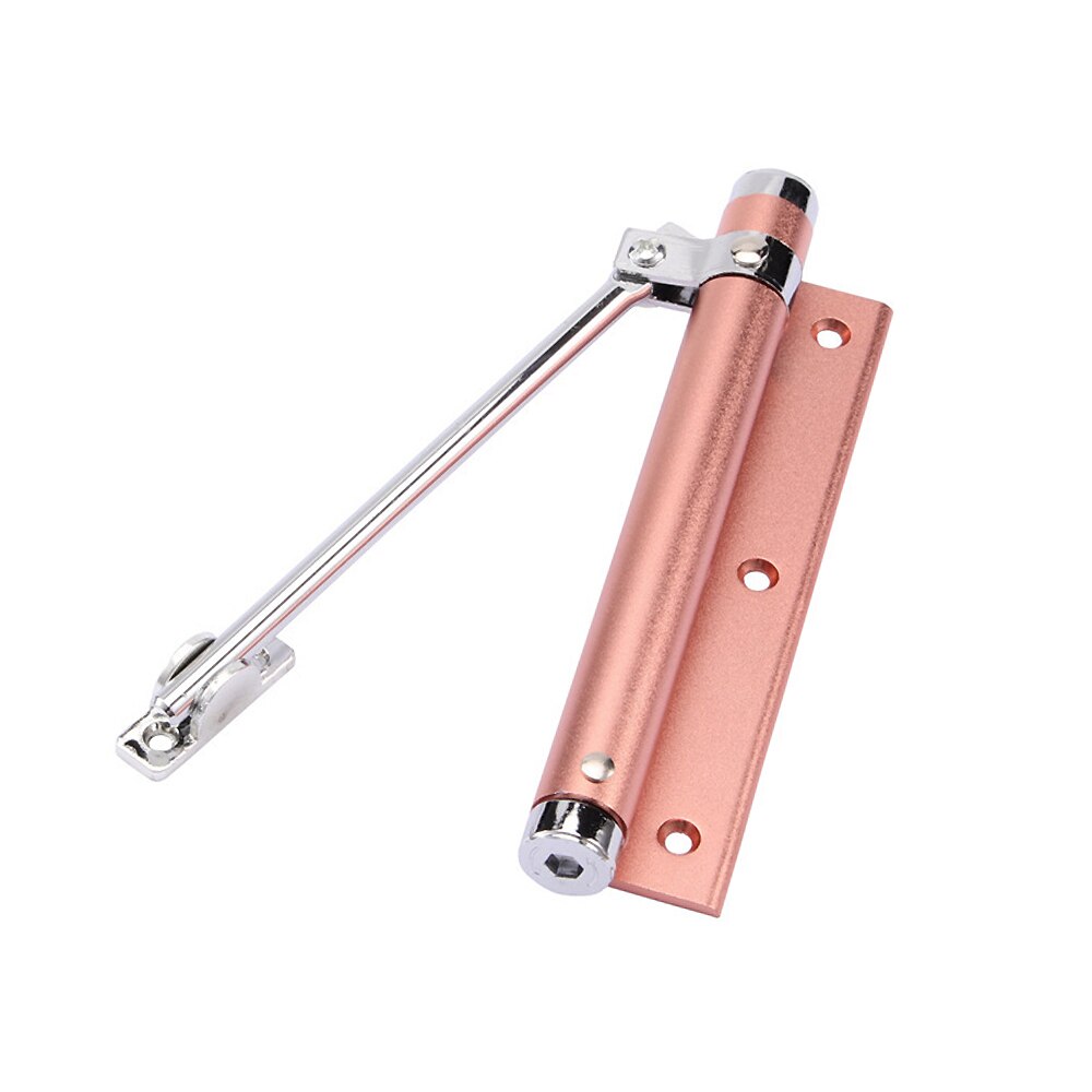 Automatic Door Self-Closing Hinge Hinge Hinge Door Closer Single Spring Adjustable Surface Mounted Home Rated Door Furnit 2: 05