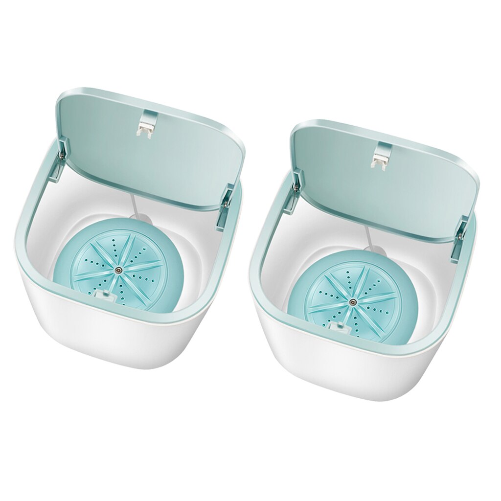 2 stücke Mini Waschmaschine Kleidung Reiniger Washer USB 18W Reise RV Wohnmobil