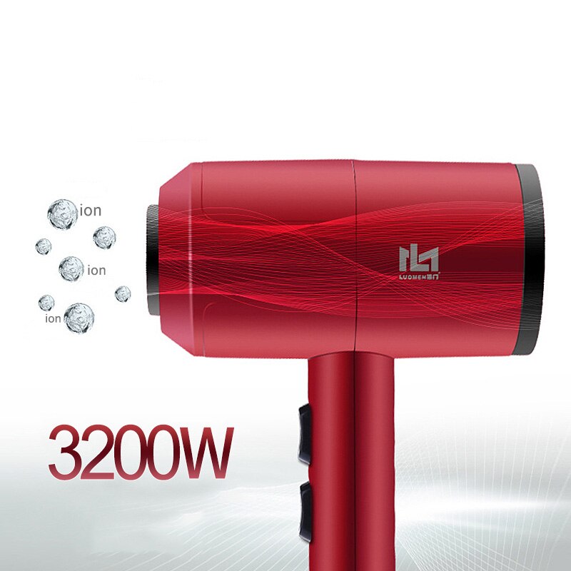 3200W Hair Dryer Electric Blow Dryer Blowdryer Strong Power Hairdressing Blow /Cold 210-240V Hair Drying Tools