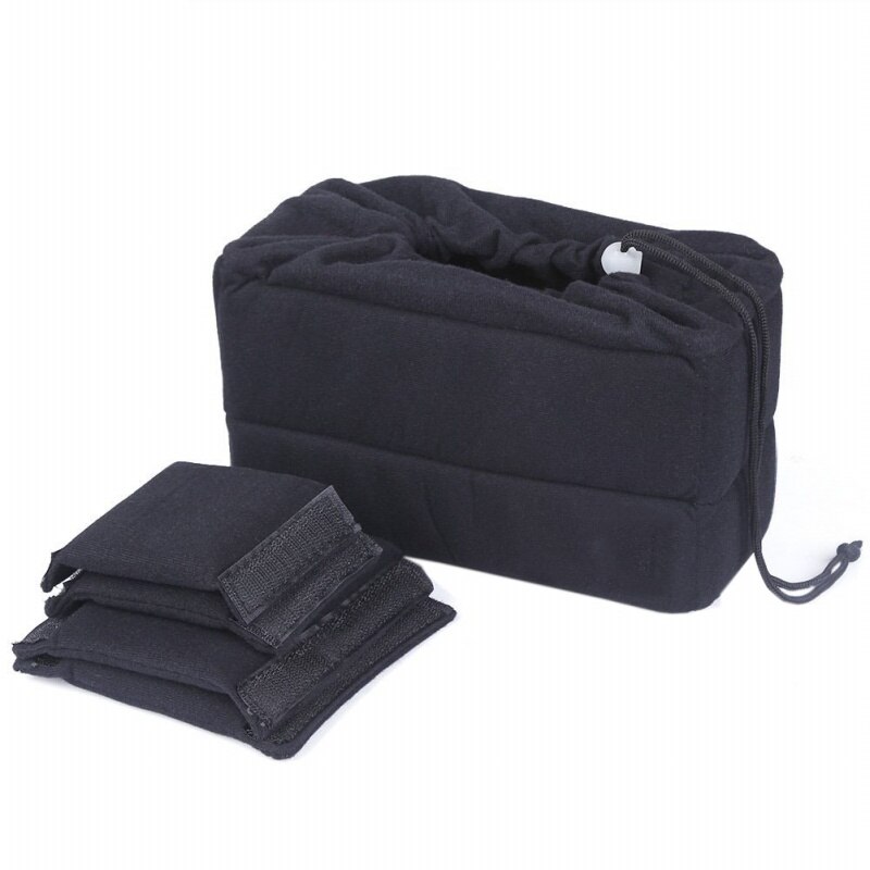 Shockproof Dslr Slr Camera Tas Partition Padded Camera Insert, Maak Je Eigen Camera Tas (Zwart)