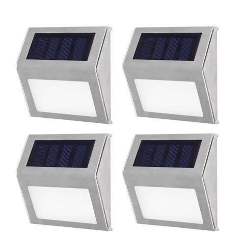 Zonne dek verlichting 8 Stks, Solar Stap Licht Outdoor Motion Led Zonne- energie Traplichten Outdoor voor achtertuin, Trappen, Tuin Pad, Patio en Hekken