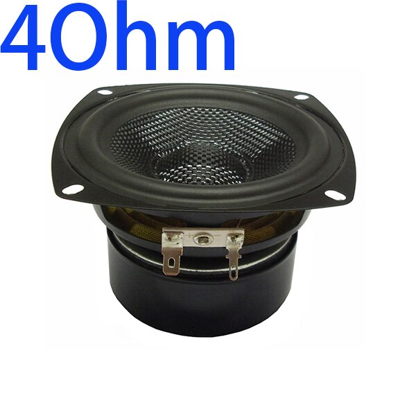 Tenghong 1 pz altoparlante per basso da 4 pollici 4/8Ohm 30W bacino intrecciato in fibra di vetro unità altoparlante impermeabile prato bagno altoparlante Bluetooth: 4Ohm