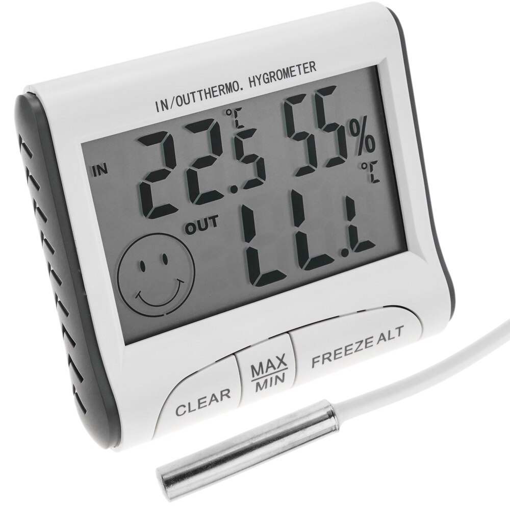 Bematik-Thermometer En Hygrometer Met Externe Dubbele Interne Sensor DW-0223