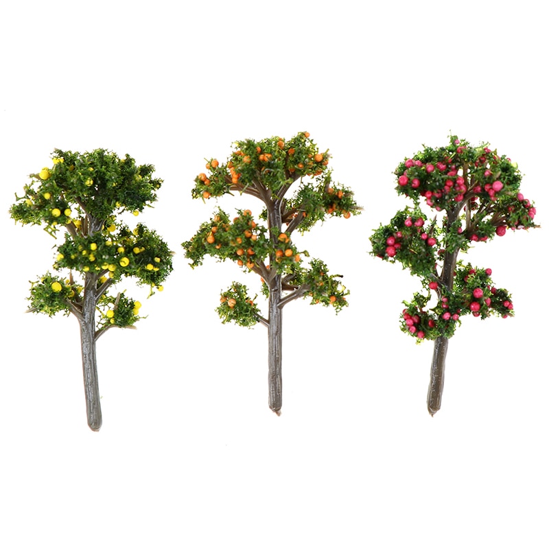 1 stück DIY Harz Handwerk Obst Bäume Für Garten Ornament Puppenhaus Pflanzen Dekoration Möbel Spielzeug Zubehör