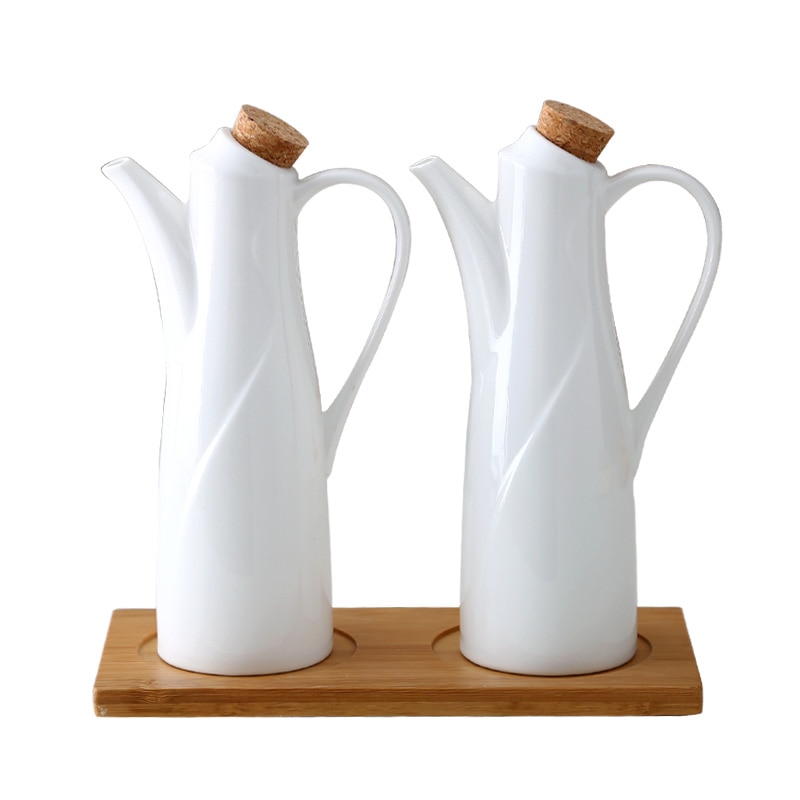 Bouteille de Sauce soja en céramique | Bouteille de vinaigre, ustensile de cuisine, pot à huile, tasse d'huile d'art, Pots de vinaigre, salière de cuisine