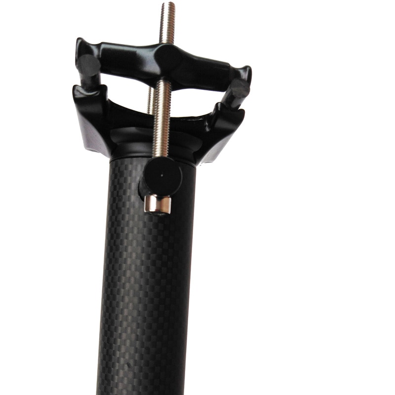 Ingen logo carbon sadelpind 27.2/30.8/31.6 mtb cykel sadelpind rør fuld carbon fiber sadelpind carbon mtb blank/mat