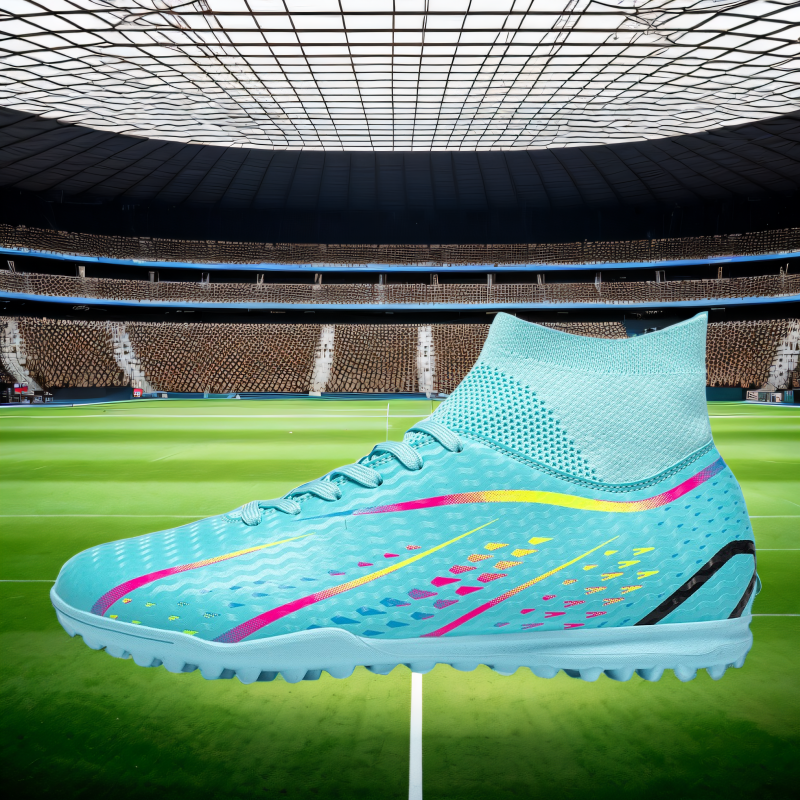 Neue Männer Neue FußBall Schuhe Stollen FußBall Stiefel Knöchel Turnschuhe Lange Spikes Ausbildung Schuhe drinnen Futsal Spiel Sport