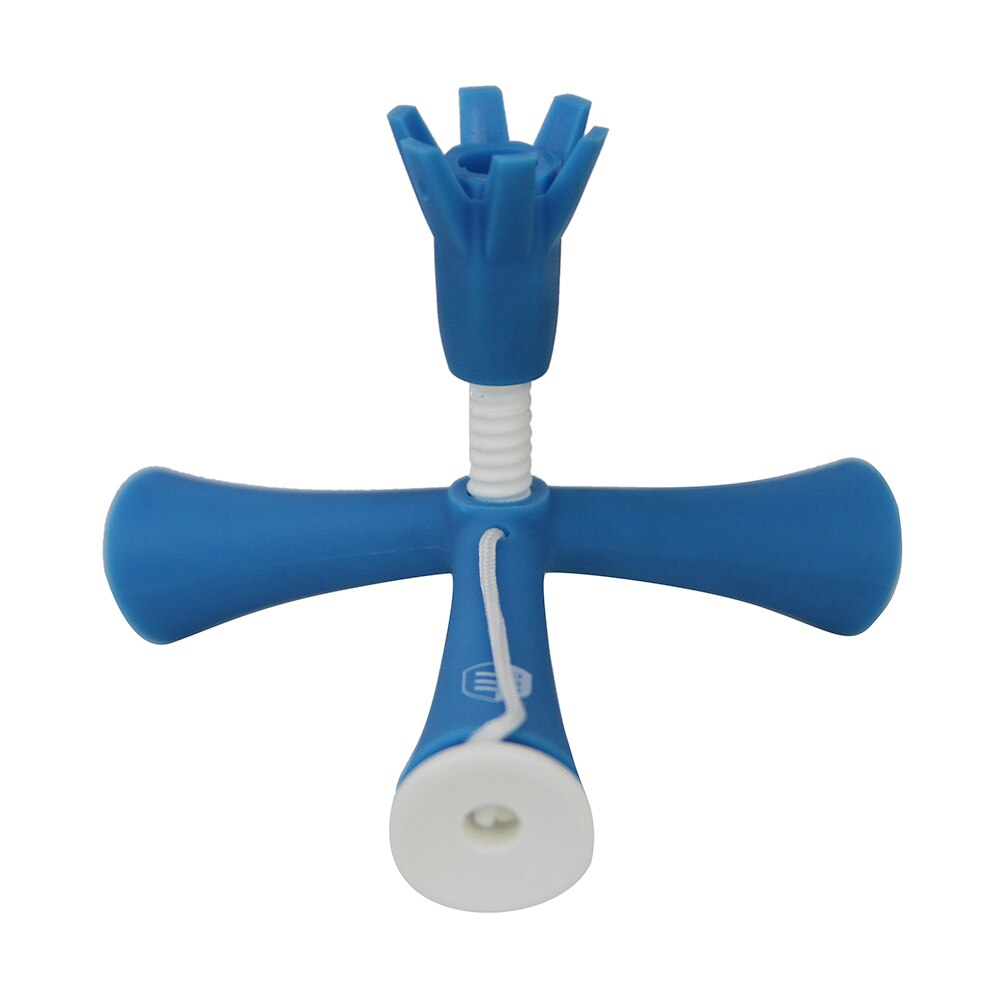 Té de Golf de Golf Golf Triangle Té de Fourche Réglable Télescopique Té de Golf Ballon D'entraînement Té de Golf Porte-Balle Tees De Golf En Plein Air Té: Blue