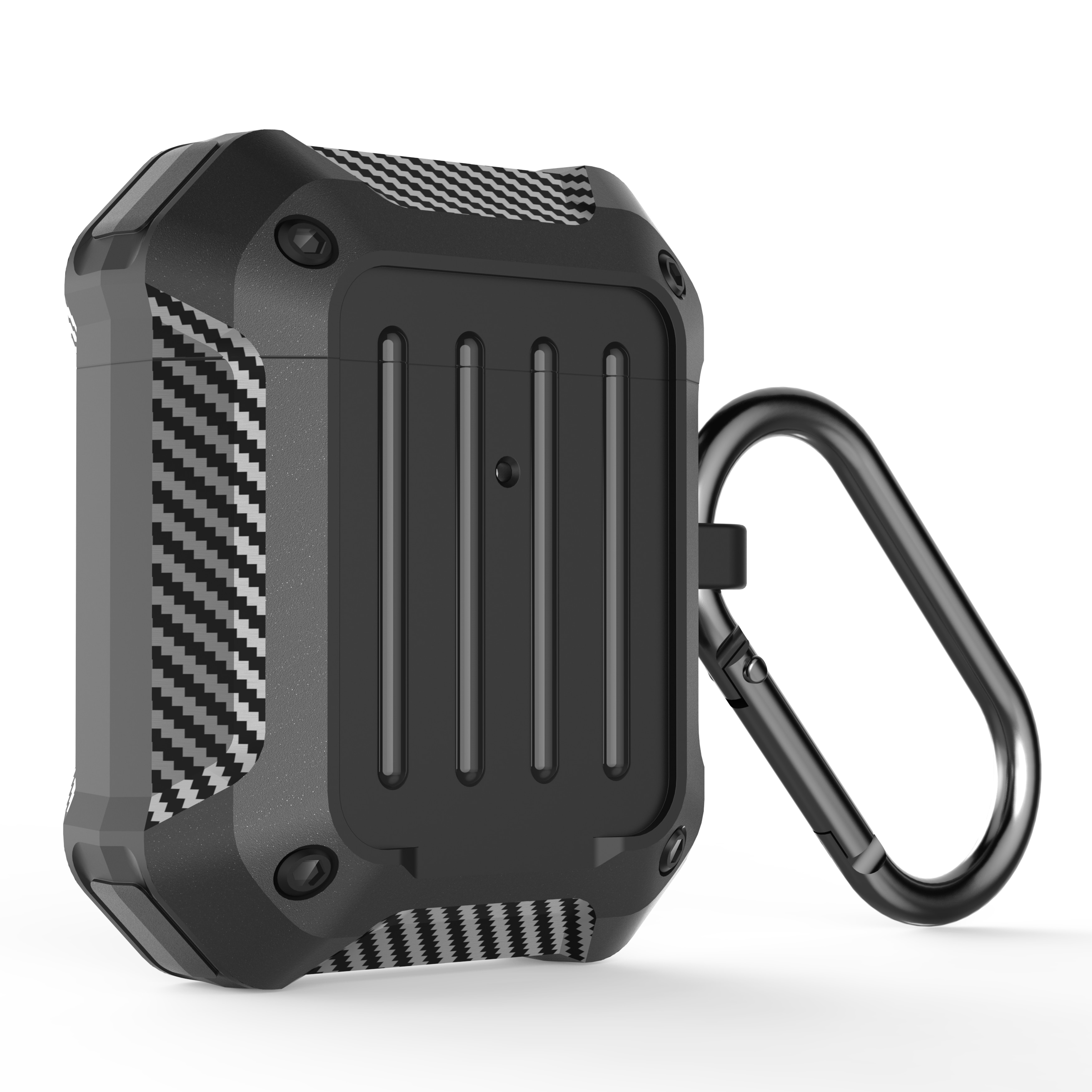 Fodral för airpods 1 2 3 pro lyxfodral air pods 3 gen silikonskydd mjuk kolfiber airpot aipods coque funda skin capa etui