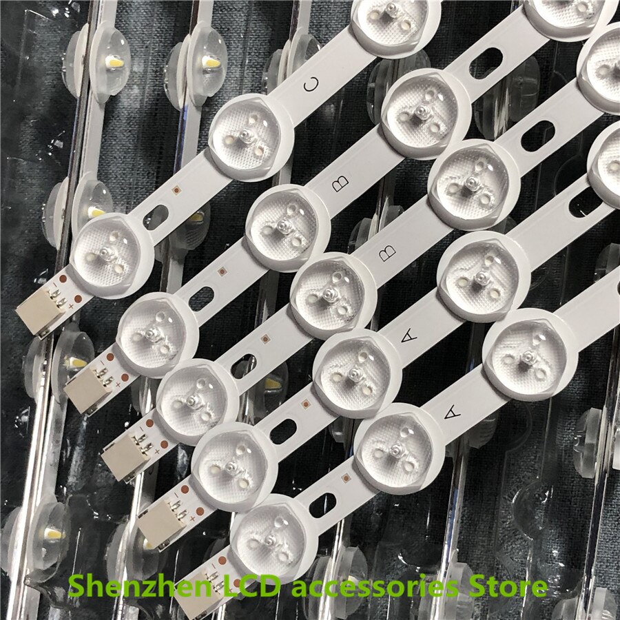 20 Stuks/partij Led Strip 40 "39" Ndv REV1.0 Abc Voor Toshiba 40L3433DG Vestel VES390UNDC-01 355Mm 100%