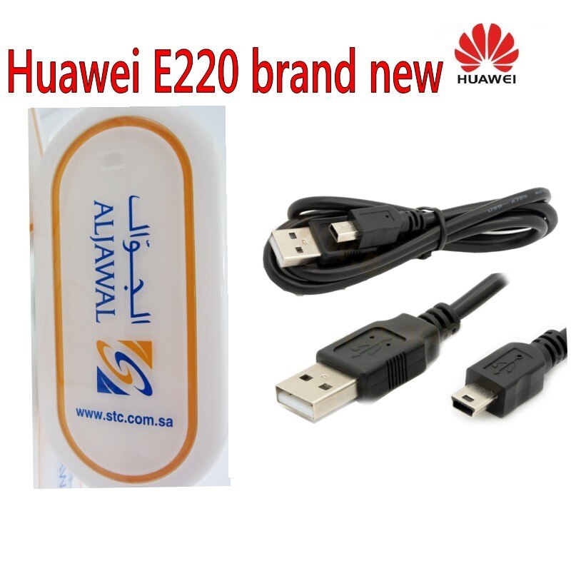 UNLOCKED HUAWEI E220 3g HSDPA USB MODEM 7.2 Mbps draadloze ondersteuning Android tablet Pc