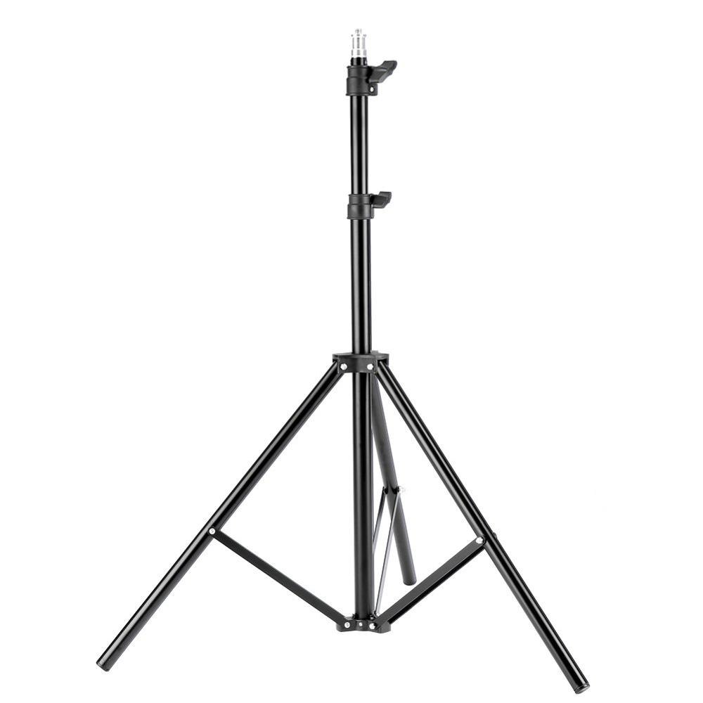 Zayex 2m fotografie Light Stand voor ring Licht Photo Studio Met 1/4 Schroef Statieven