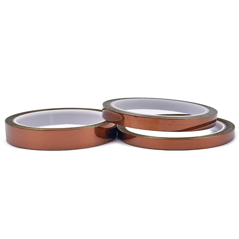 3PCS High Temperature Resistant Tape 0.055mm Heat Dedicated Tape Polyimide Tape for BGA SMT Printer Up to 260 Celsius