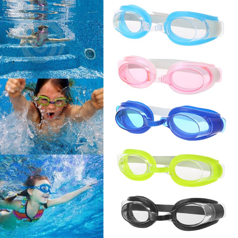 Kinderen Kids Tieners Verstelbare Zwembril Swim Eyewear Bril Brillen Sport Badmode W/Oordoppen & Nose Clip