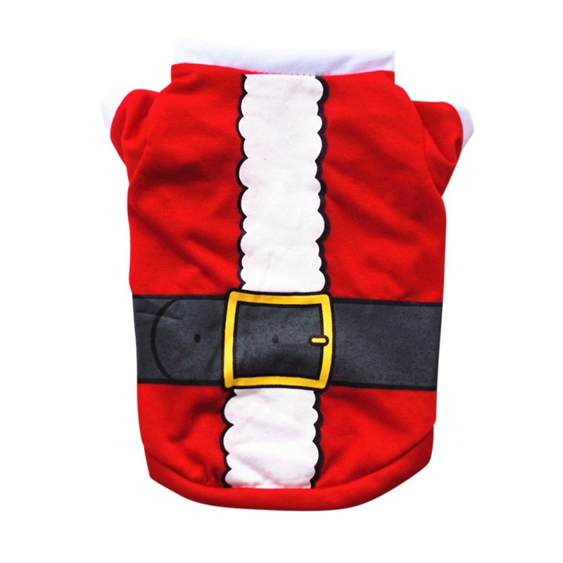 COS Props Kerst Honden Vest Kostuum Leuke Cartoon Shirt Jurk Xmas Kleding Voor Kitty Hond: C / XS