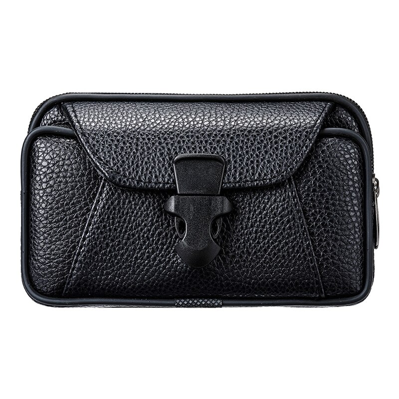 praktisch Taille Tasche 6,8 zoll Für iPhone Samsung Xiaomi Huawei Gürtel Clip Schleife Halfter Beutel fallen Leder Abdeckung Gürtel taille Tasche: Horizontal tasche