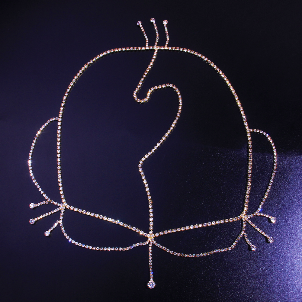 Chaîne de cheveux en strass Simple, accessoires pour femmes, couvre-chef de fête en cristal, bijoux de front de mariée, diadème à franges