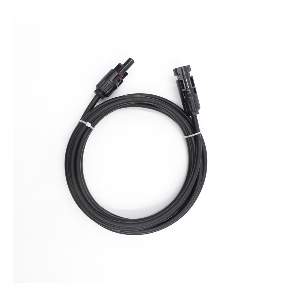 PV 1/2/3/5/10m 10AWG 12AWG 14AWG Solar panel Extension Cable series connect pv panel Wire Connector 2.5mm2 4mm2 6mm2