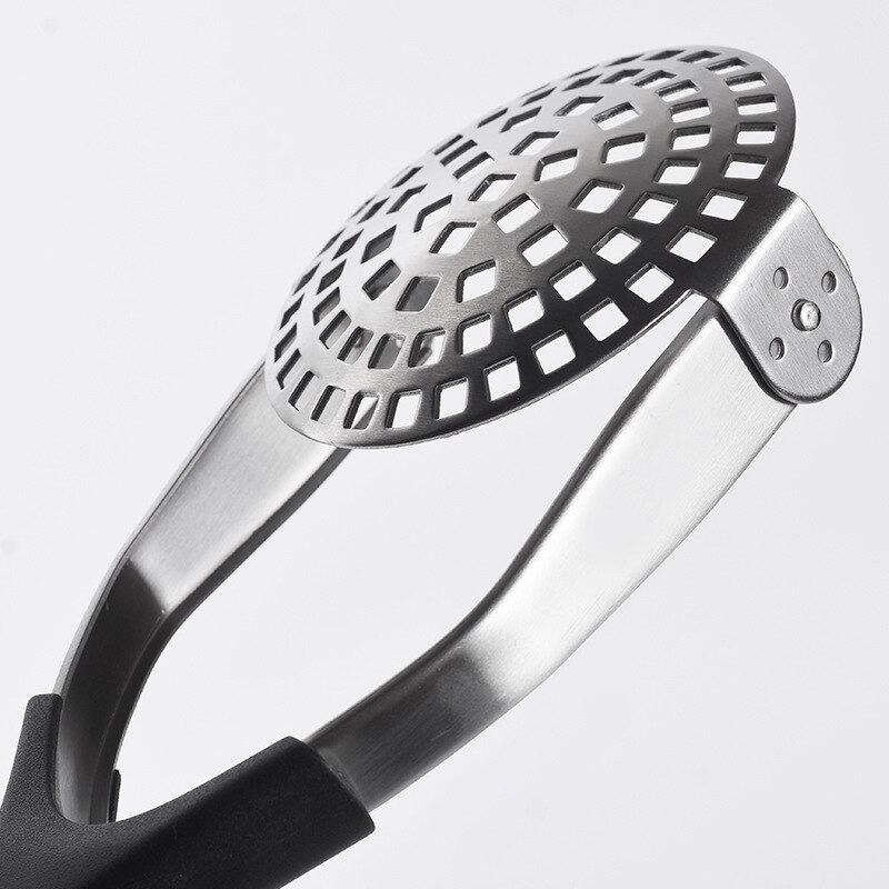 Potato Masher With Broad Mashing Plate Stainless Steel Pusher Smooth Mashed Potatoes Fruit Vegetable Tools Press Crusher