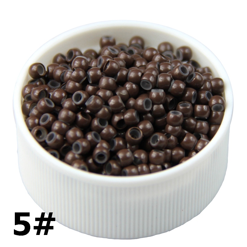 Alicates metálicos de acero para extensión de cabello i-tip, micro anillo nano, anillos para el cabello, herramientas de alicates para cabello, extensiones de cabello microlink: 5