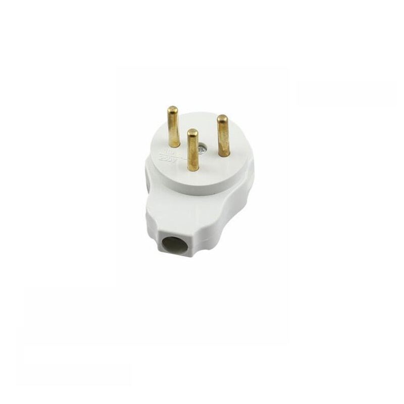 3Pin Israel Plug Socket Male Female Electrical Connector Plug 16A 250V Power Cord Connector Detachable Power Plug: Male