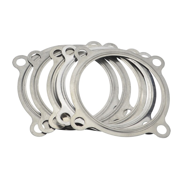 3in 4 Bolt Turbo Uitlaat Downpipe Flens Pakking Kit Geschikt voor Garrett's Turbo Serie T3 T3/T4 GT30 GT30/GT35, Rvs Flens Afvoerflens Voertuig Accessoire