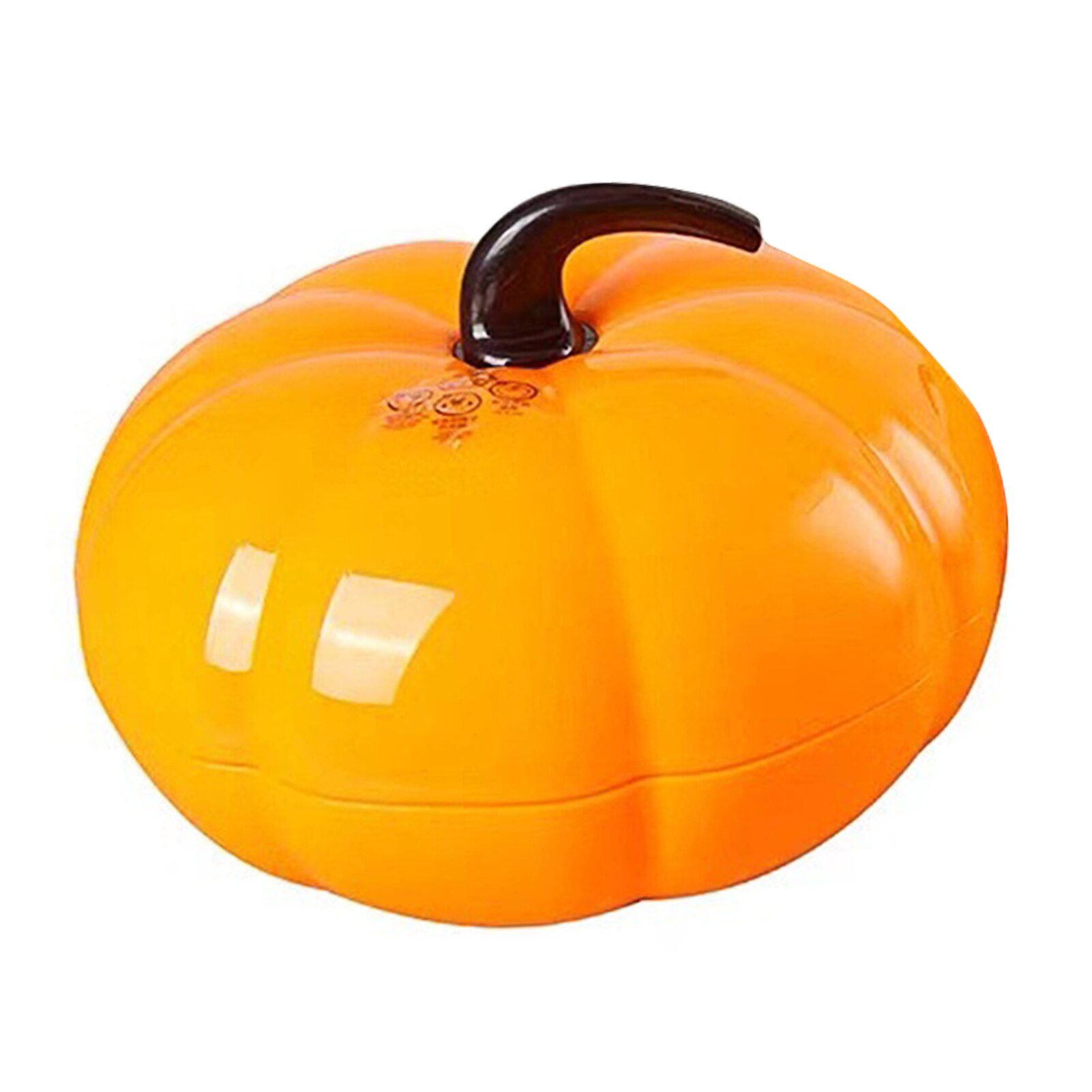 Pumpkin Shape Snacks Partition Manager Cute Home Decor Candy Box Sealed Family Living Room Storage Tray Festival With Lid Party