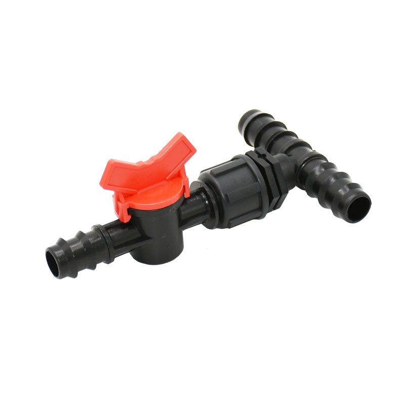 T-tyyppi 1/2 &quot; 3/4 &quot; puutarhaletku tee vedenjakaja hanaliitin 3- -tie pe putkiliitos puutarha tippakasteluliittimet 1 kpl