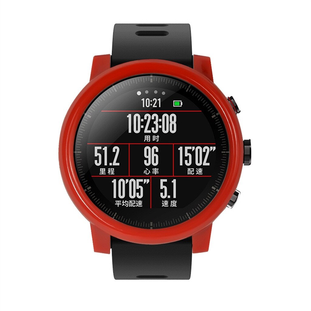 Película protectora completa de cerámica suave para reloj Xiaomi Huami AMAZFIT 2/2S, Protector de pantalla de reloj Stratos, funda de PC, Accesorios inteligentes