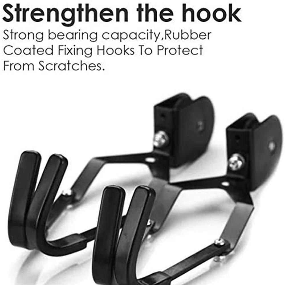 Hanging Hook Bike Bicycle Lift Ceiling Mounted Hoist Storage Garage Hanger Pulley Rack Bicycle Accessories Lift Assemblies