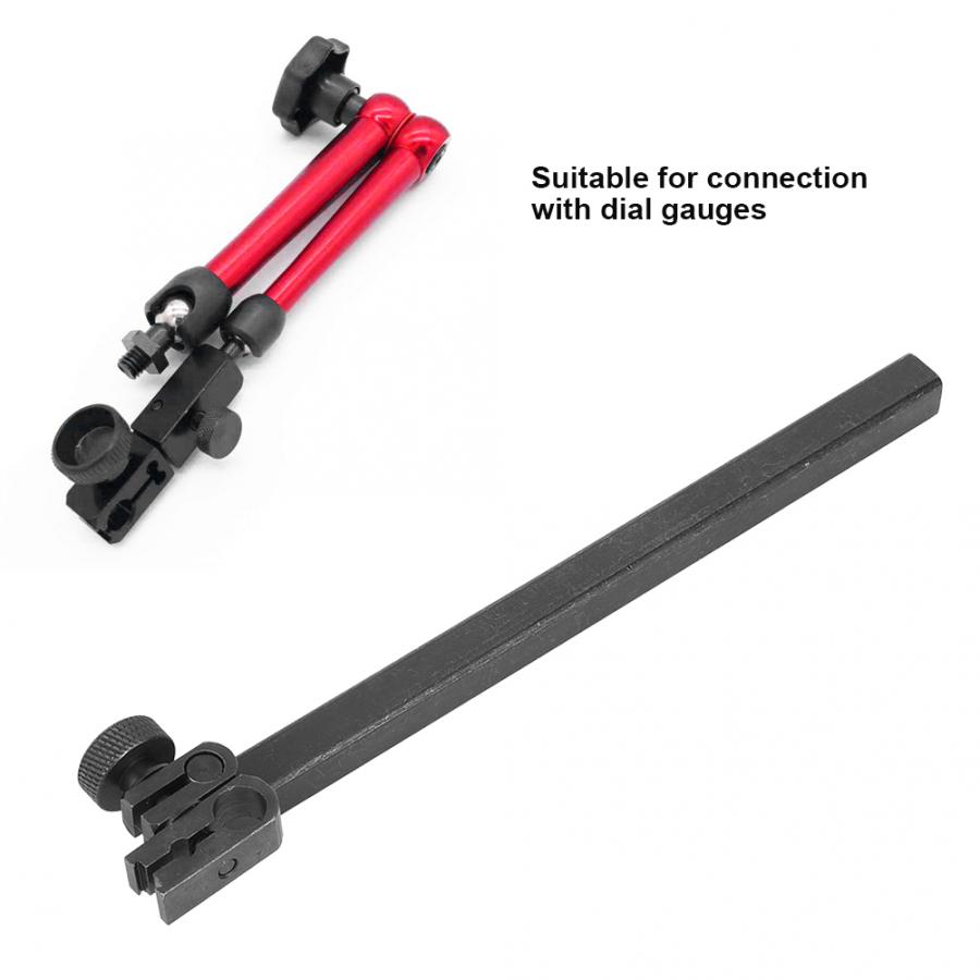 50/100/150mm Length Extend Test Dial Indicator Holder Arm 9mm Dial Indicator Gauge Support Stand Measuring Tool Extension Rod