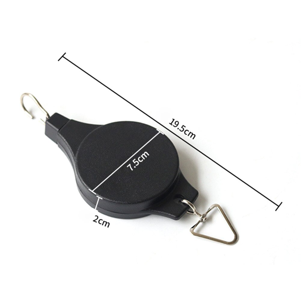 Retractable Hanging Plant Potted Telescopic Hook Garden Orchid Pots Pulley Pull Down Hanger Bird Cage Free Wheeling Lifting Hook
