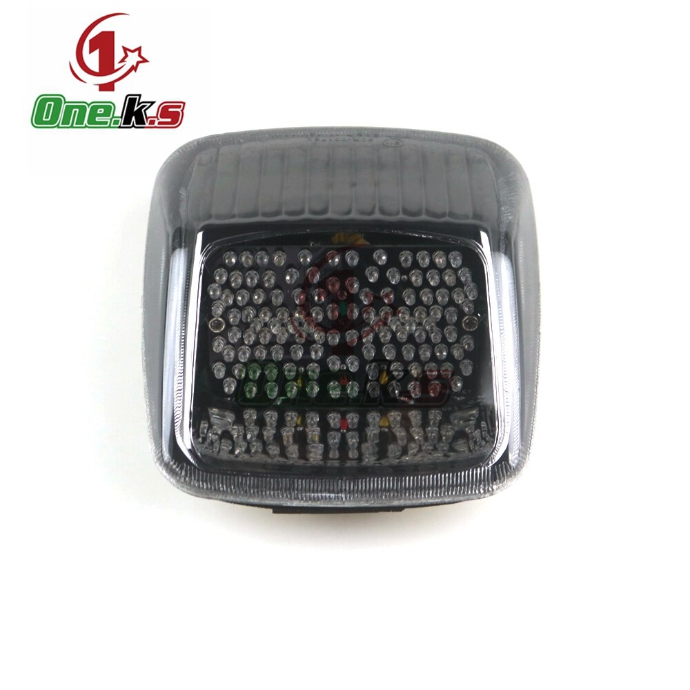 Motorcycle accessories For HARLEY DAVIDSON V-Rod VROD LED rear taillight integrated turn signal function Brake light: Gray