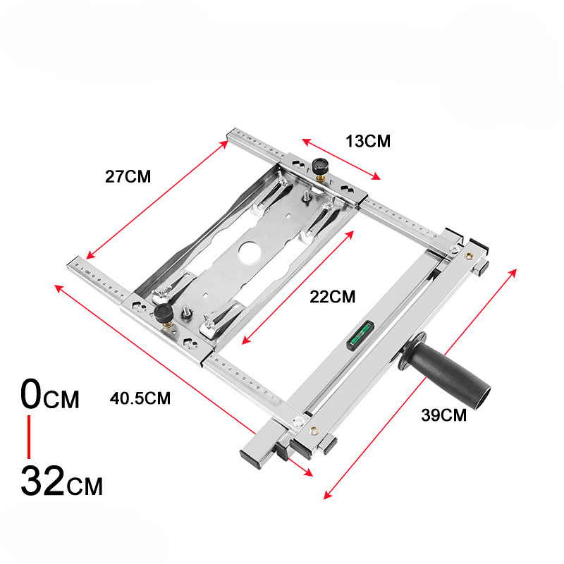 Houtbewerking Randgeleider Elektriciteit Cirkelzaag Snelle positionering Steunplank Snijmachine Houtbewerking Router Werktuigmachines: Default Title