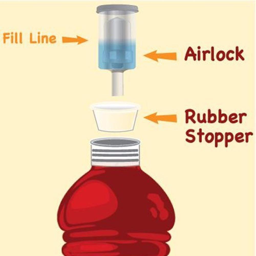 5Pcs Durable Airlock Air Lock With Beer Fermentation Equipment Wine Making Airlocks Brewing Airlock