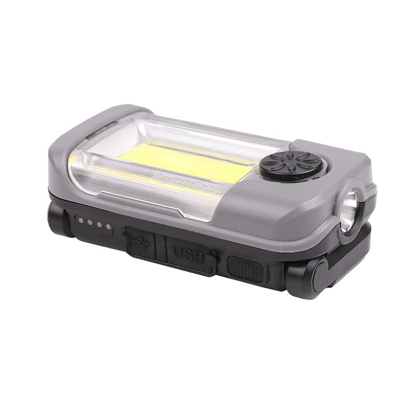 XPG+COB Emergency Work Light Folding netic Flashlight with Built-in Battery USB Work Lamp