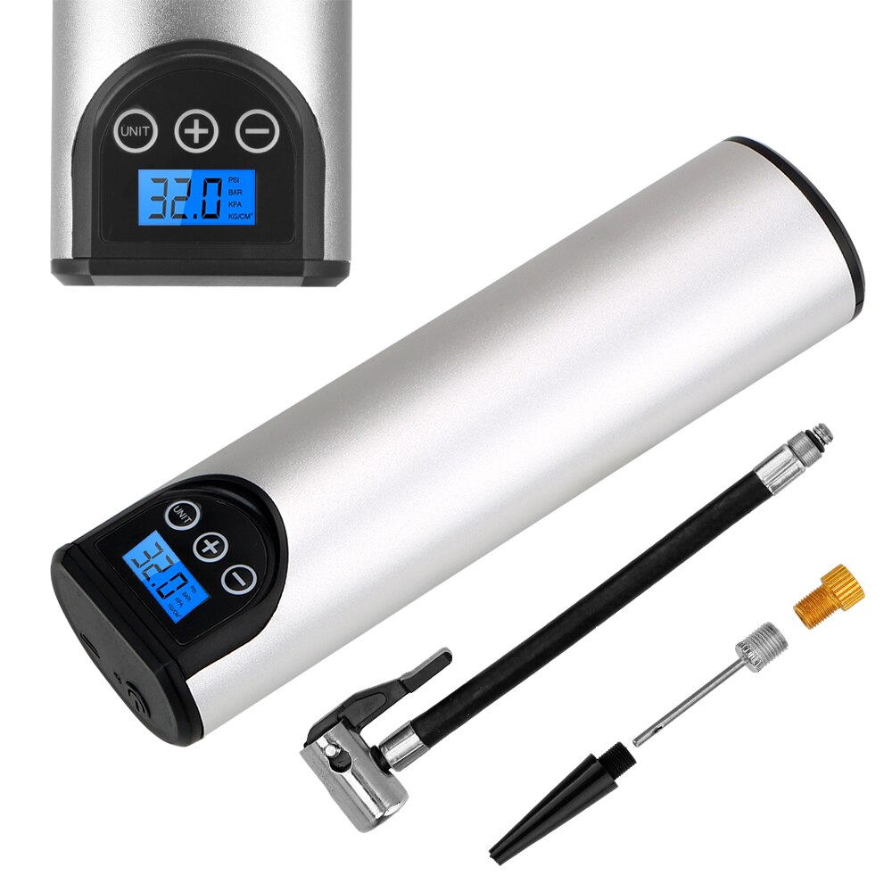 150PSI Oplaadbare Luchtpomp Dc 12V Bandenpomp Draadloze Compressor Digitale Autoband Pomp Voor Auto Fiets Banden Ballen draagbare