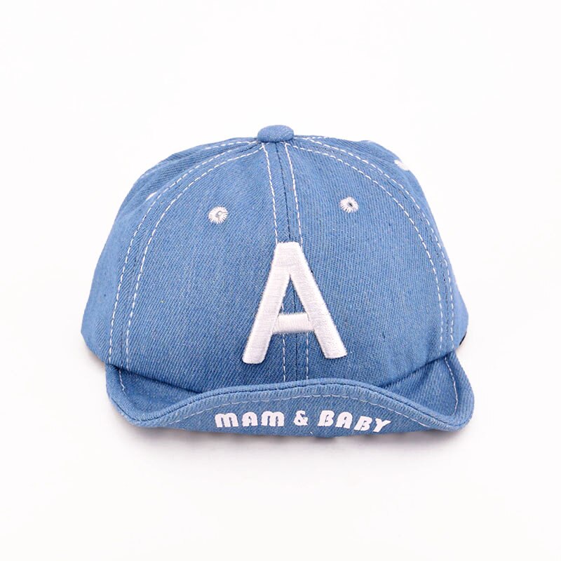 Nette Brief Baby Baseball Caps Kinder Stickerei Junge Mädchen Hut Frühling Sommer Kinder Kleinkind Sonne Snapback Hut