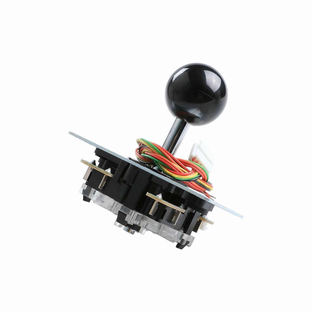 Sanwa JLF-TP-8YT-Joystick Arcade Original, 4 y 8 vías, ajustable, multicolor
