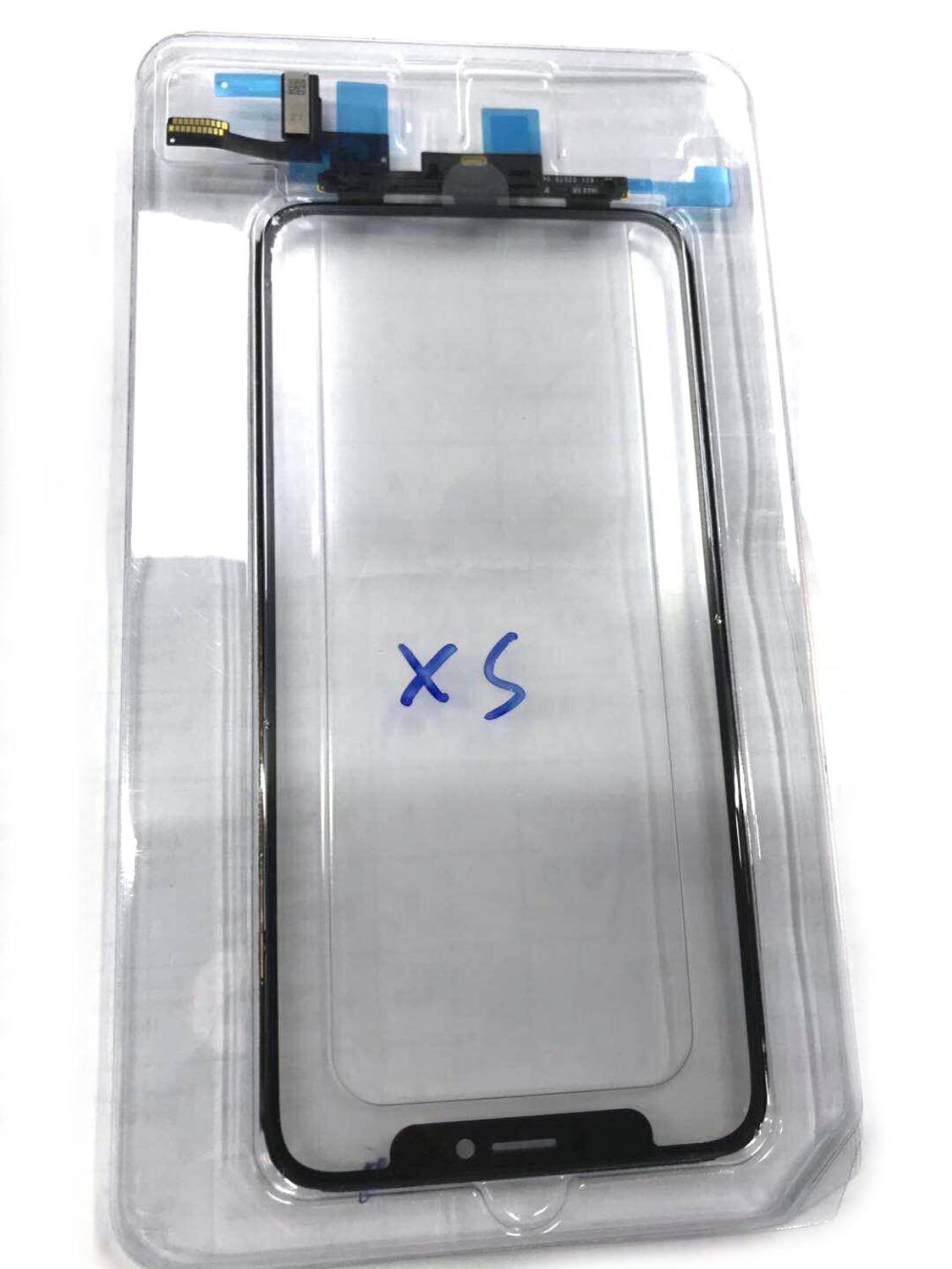1pc Original LCD Display Touch Screen Front Outer Glass Panel Flex For iPhone 11 pro XR X XS Max frame Replacement Parts