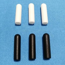 100 stk / sett sylinderform unisex sko blondere Tips ender hvite og svarte aglets til sko joggesko hetteutskiftning tilbehør