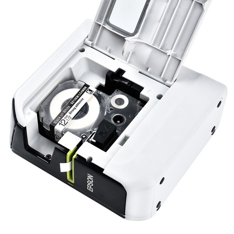 12mm Weiß auf blau SD12B Kompatibel Epson KingJim Etikett Drucker LC-4LWV Laminiert Etikett Bänder Band LC4LWV für LW-300 400