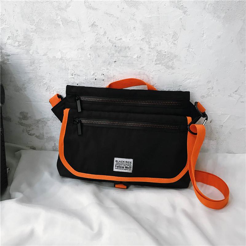 Weibliche Bote Tasche Handtaschen Große Kapazität Crossbody-tasche Für Frauen Mujer Bandolera Teenager Schulter Schule Tasche: Orange