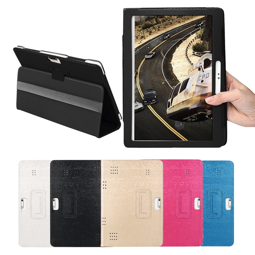 Protection Universal Folio Leather Stand Cover Case For 10 10.1 Inch Android Tablet PC Folding Waterproof Tablet Cases Covers